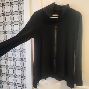Chalet et ceci USA Boutique Artsy Black Shirt